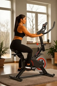 Yui XV15 Esential Profesyonel Spinning Bike Kondisyon Bisikleti Ve Kondisyon Aleti Siyah